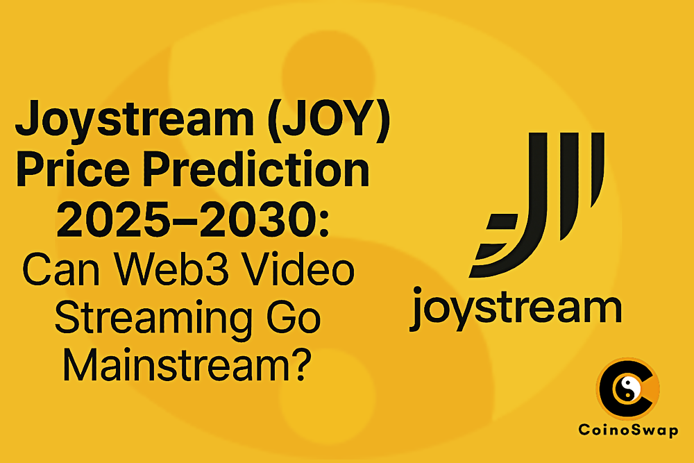 Joystream (JOY) Price Prediction 2025–2030 — Instantly Swap Without KYC Using CoinoSwap