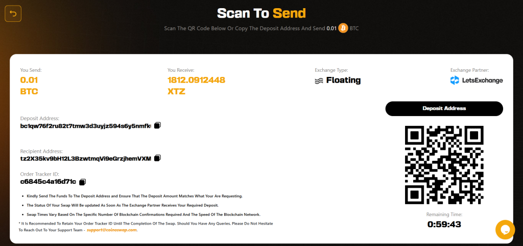 Tezos (XTZ) Swap Guide — Instantly Exchange Without KYC in 2025