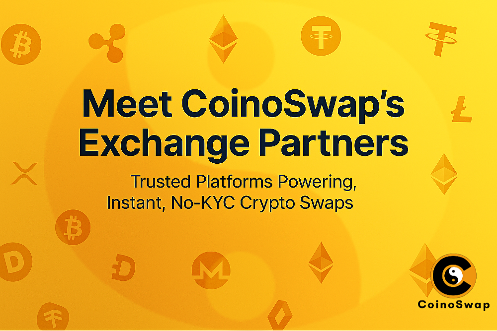 CoinoSwap Exchange Partners – Trusted Platforms for Instant, No-KYC Crypto Swaps