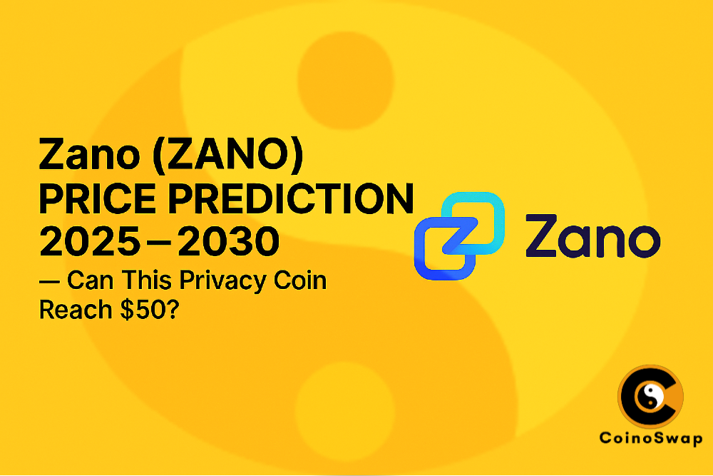 Zano (ZANO) Price Prediction 2025–2030 — Privacy Coin Outlook & $50 Target